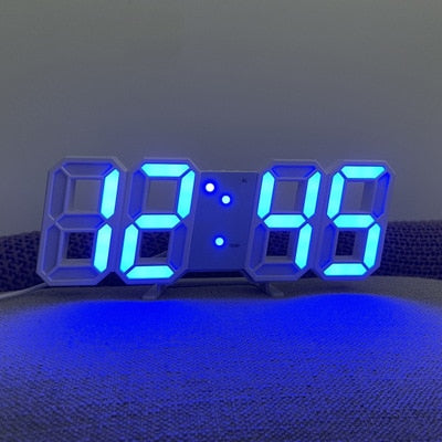 3D LED Digital Wall Clock