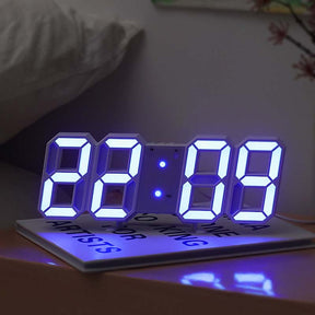 3D LED Digital Wall Clock